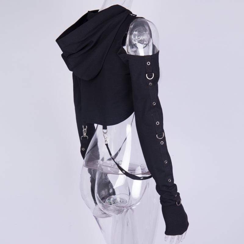 Beast Mode off shoulder Hoodie
