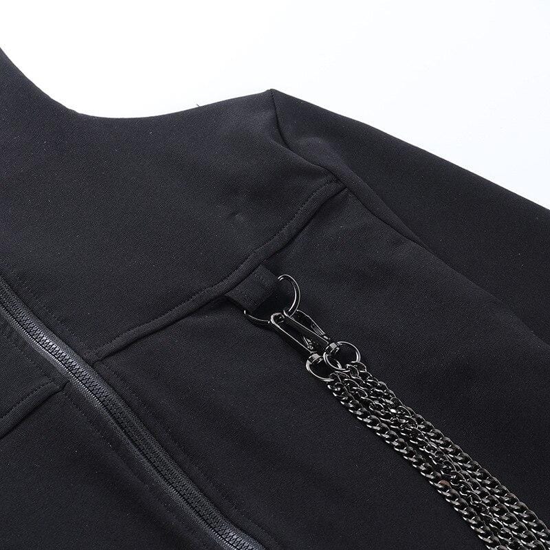 No Mercy Crop Hoodie