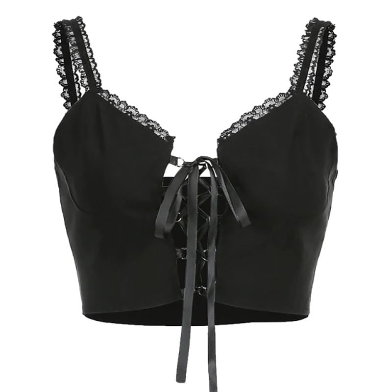 Black Soul Crop Top