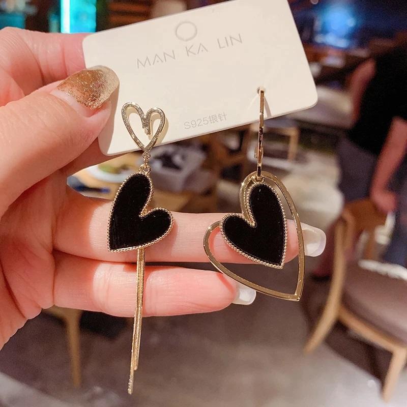 Dark Heart Earrings
