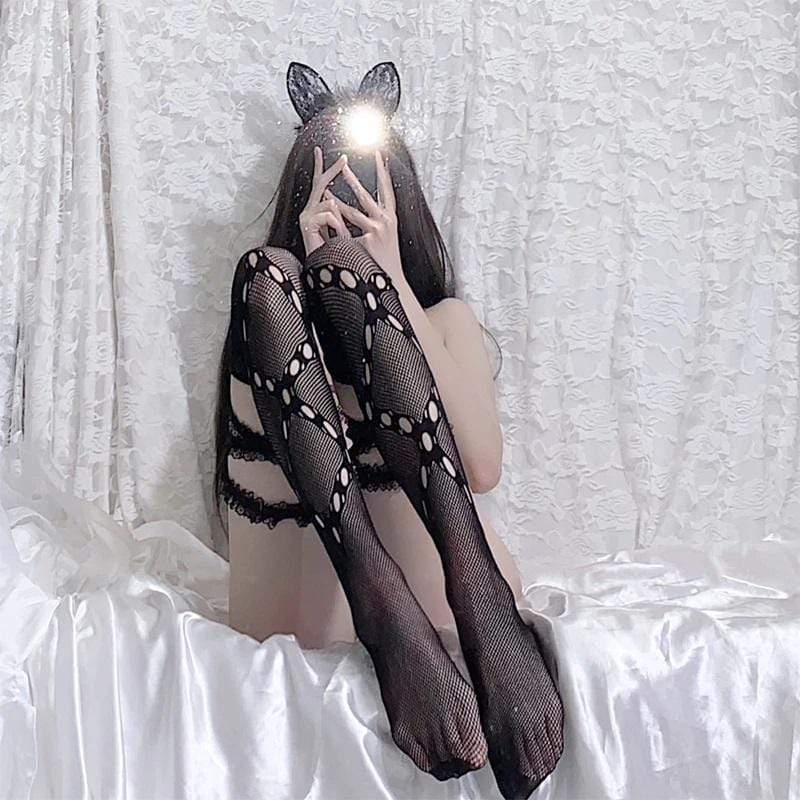 Lolita in Action Stockings