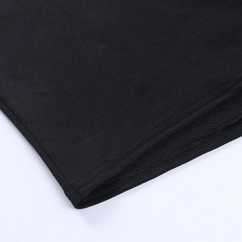 No Mercy Crop Hoodie