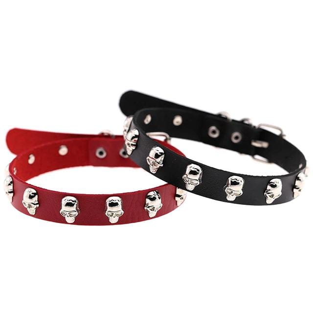 Cursed Skull Choker Necklace