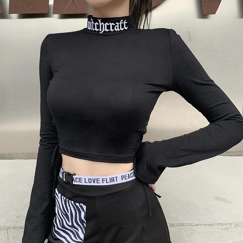 Lolita Vintage Crop Top Shirt