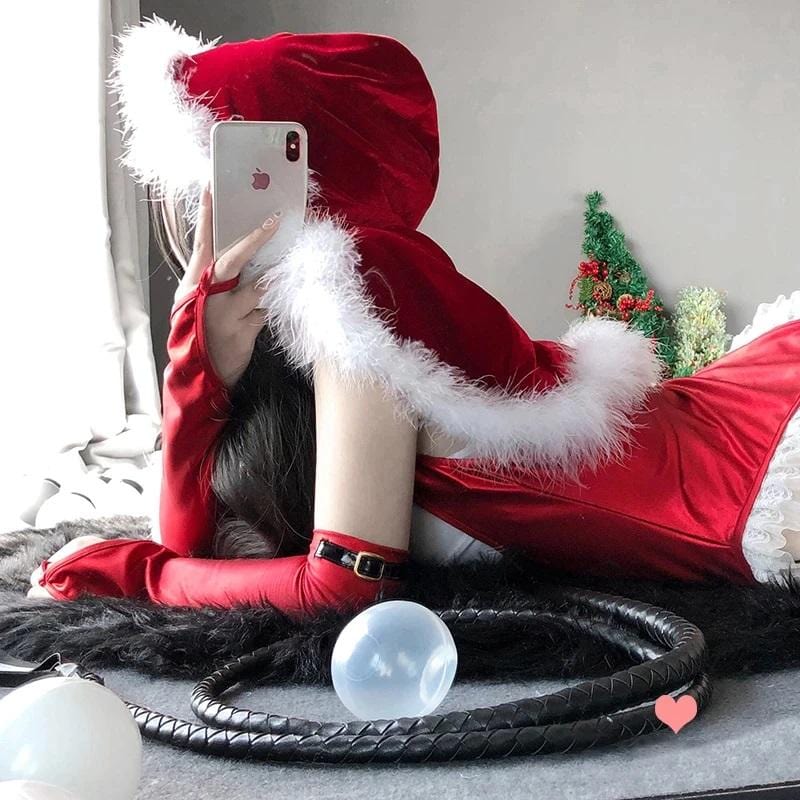 Xmas Princess Red Lingerie Set