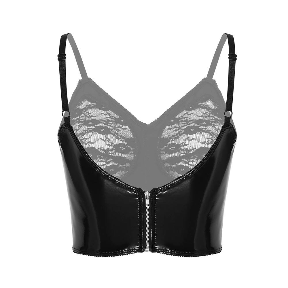 Gothic Rave Crop Top Bra