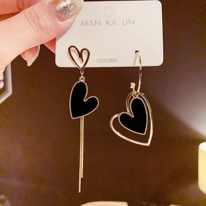 Dark Heart Earrings