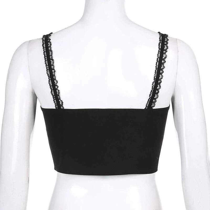 Black Soul Crop Top