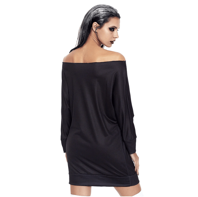 Gothic Skull Pumpkin Dress