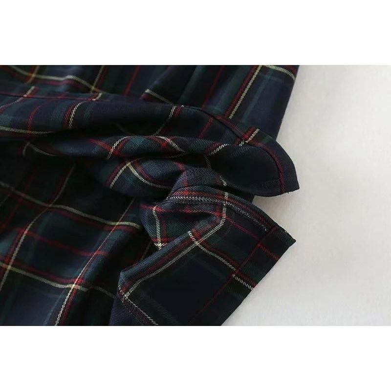 Detention Chic Plaid Mini Skirt