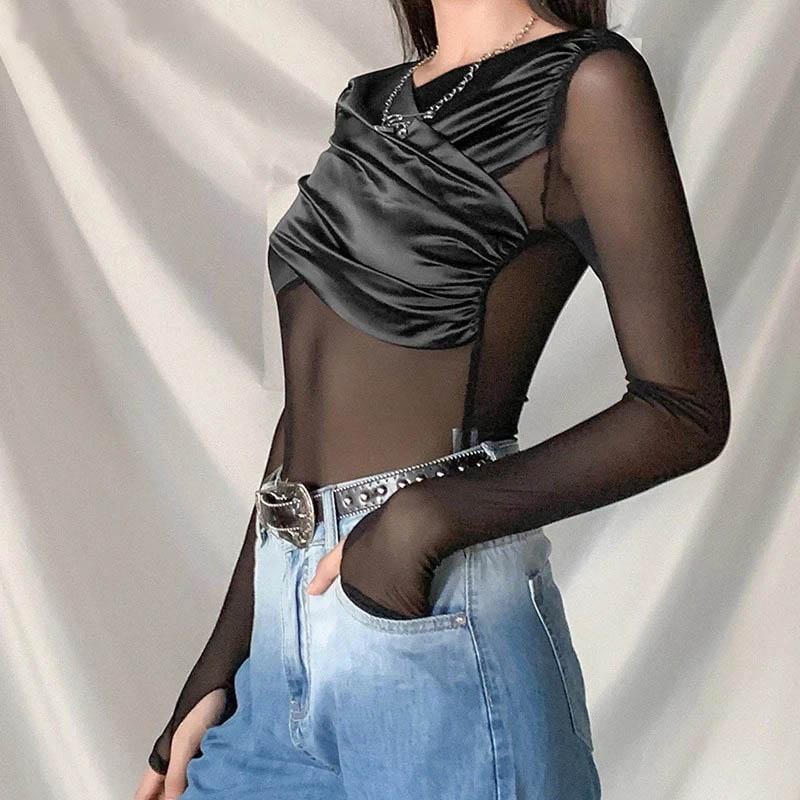 Sexy Barbie Mesh Bodysuit