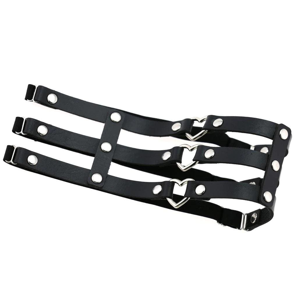 Triple Love Threat Garter Belt