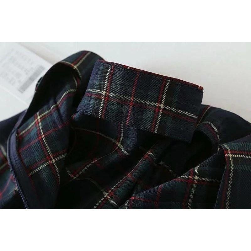 Detention Chic Plaid Mini Skirt