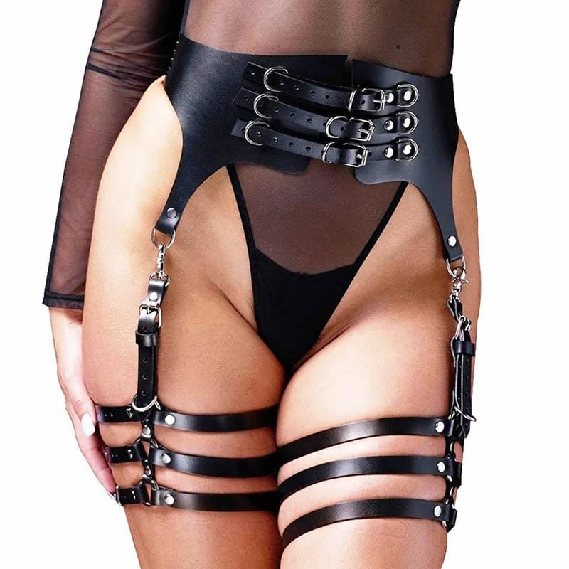 Cage Leather Body Harness