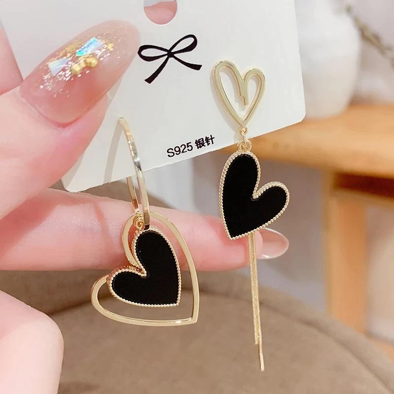 Dark Heart Earrings