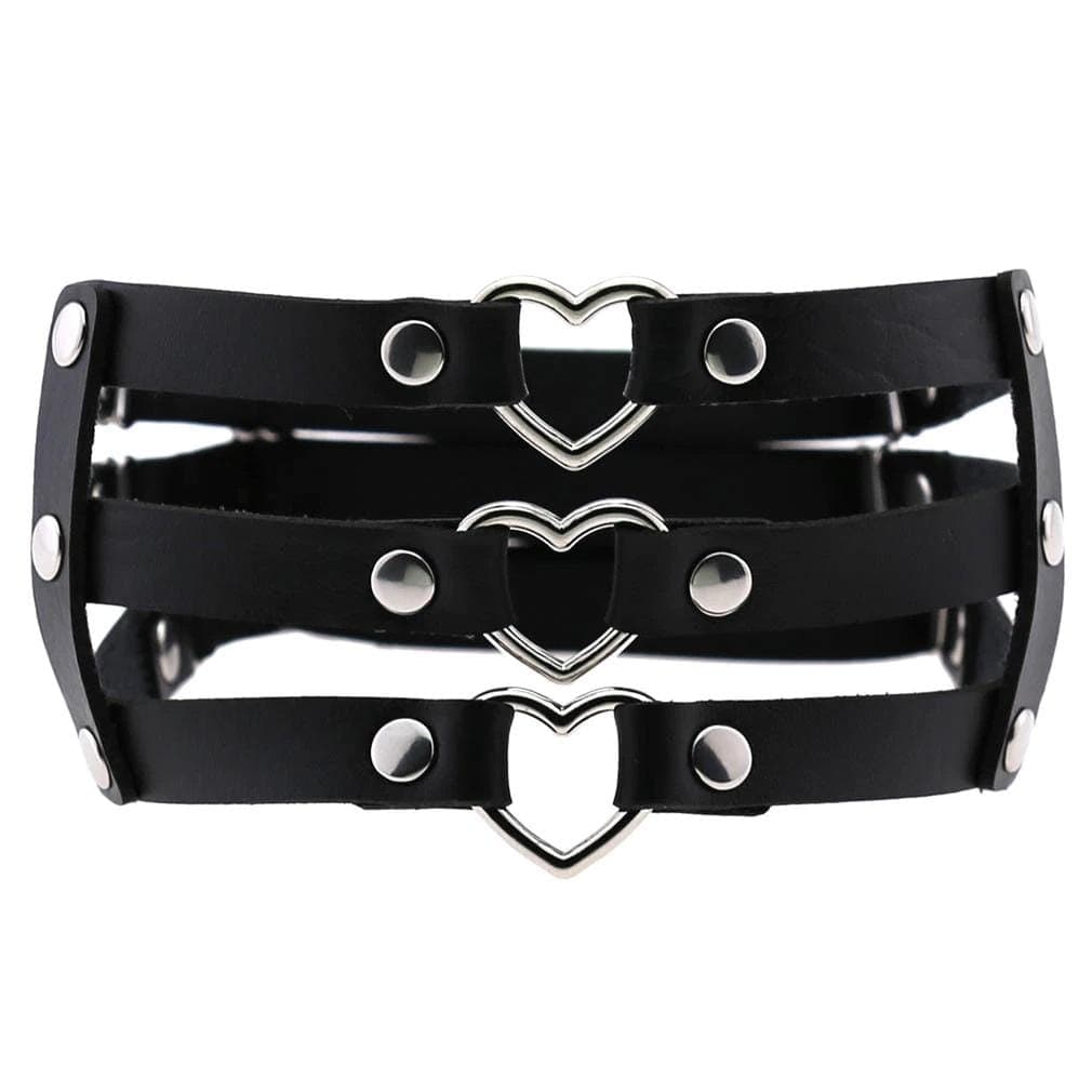 Triple Love Threat Garter Belt