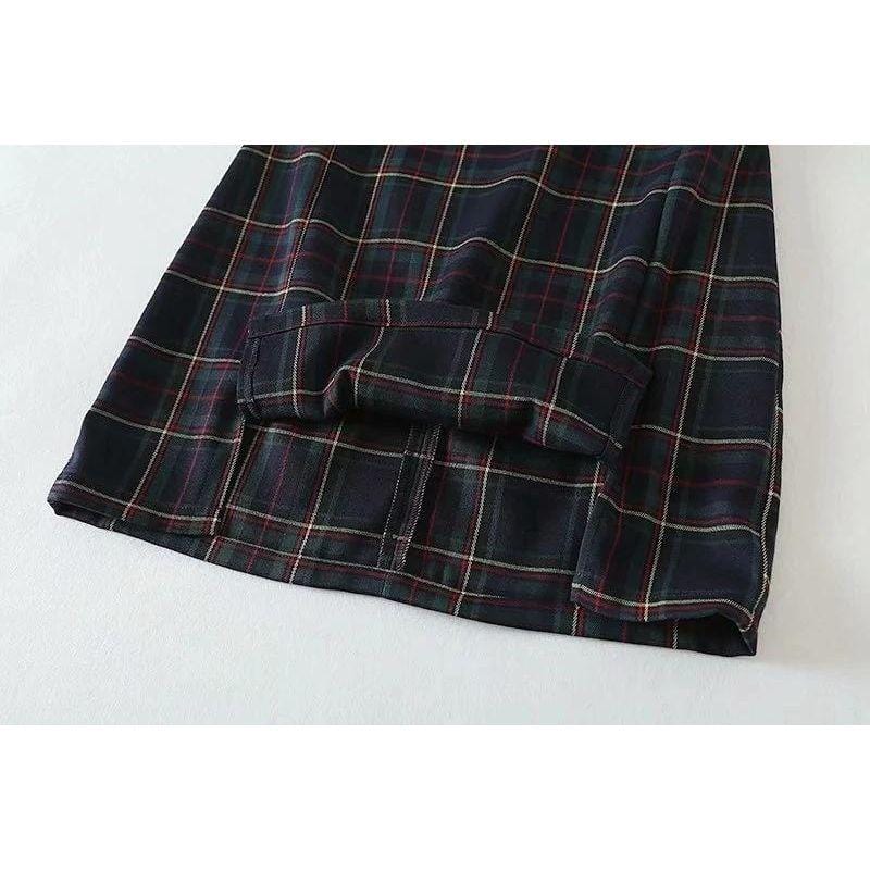 Detention Chic Plaid Mini Skirt