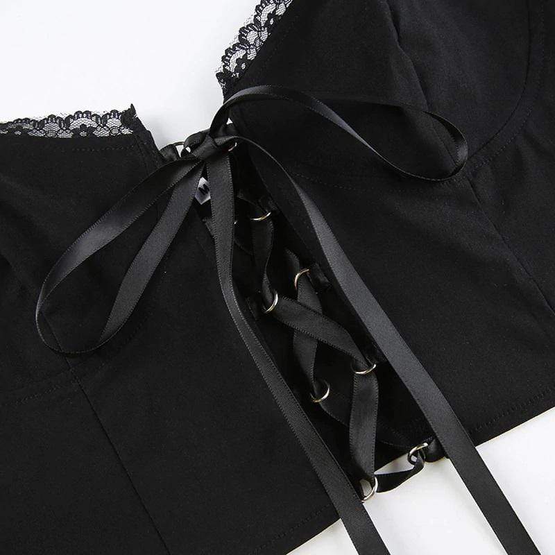 Black Soul Crop Top