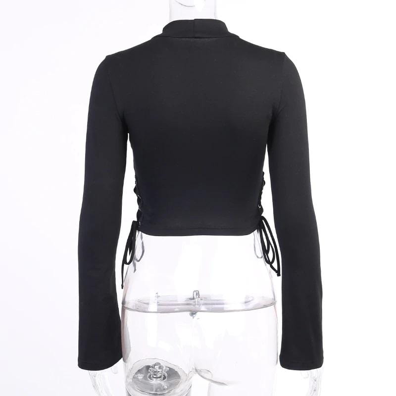 Lolita Vintage Crop Top Shirt