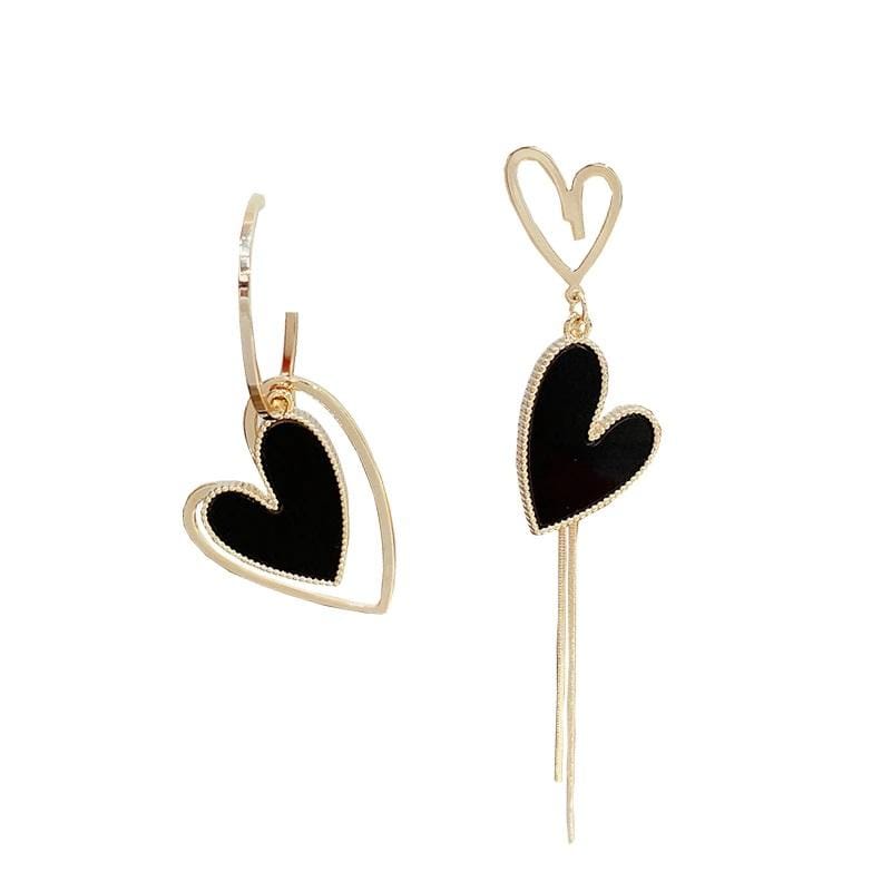 Dark Heart Earrings