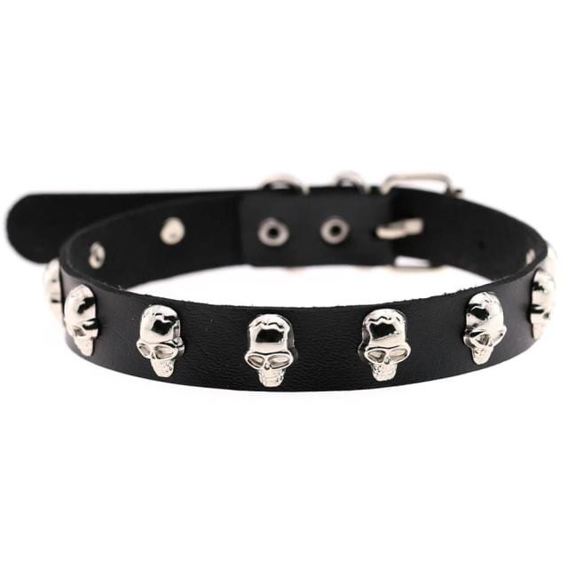 Cursed Skull Choker Necklace