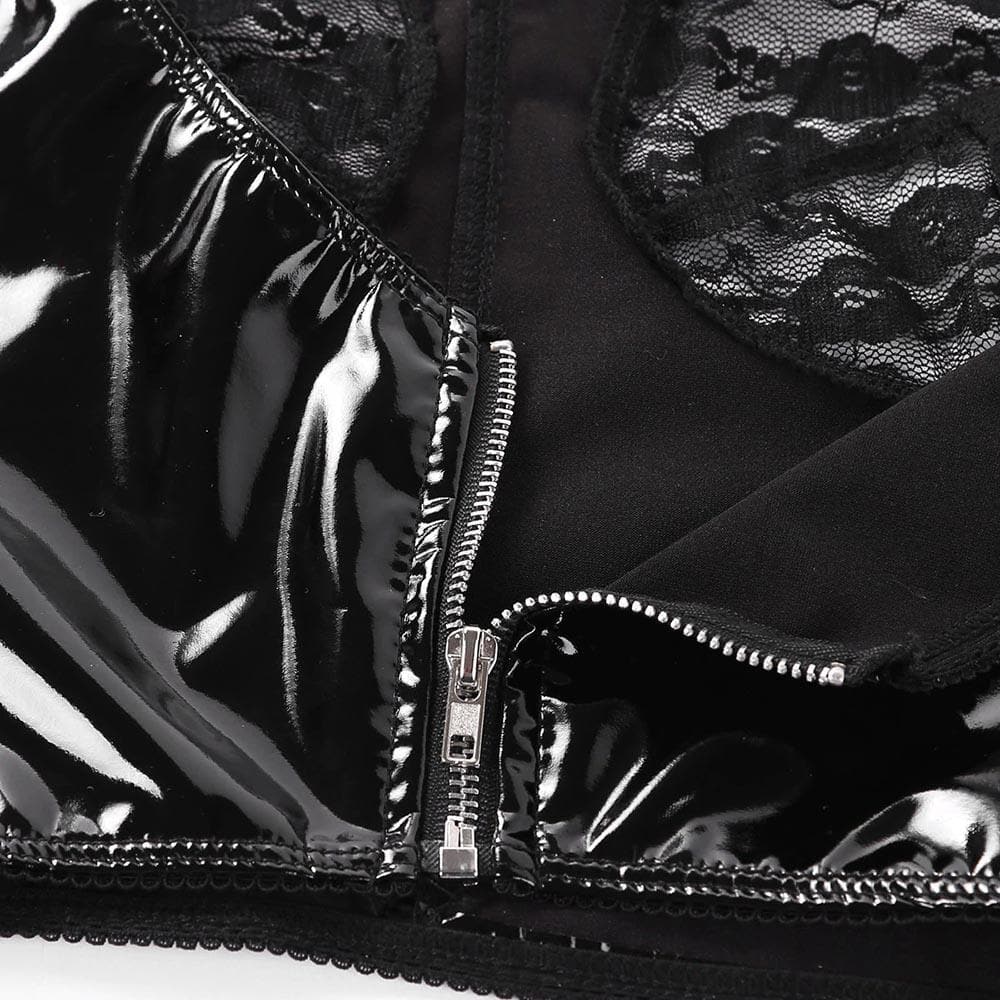 Gothic Rave Crop Top Bra