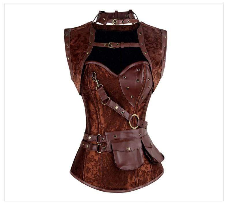 Brown/PU Leather
