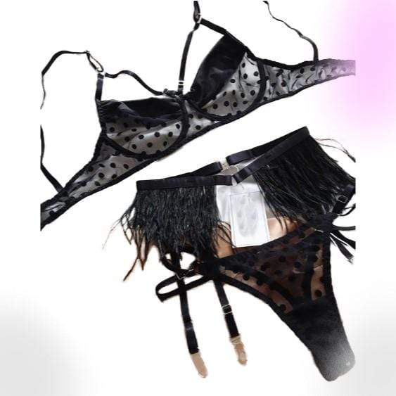 Dark Morphine Bondage Lingerie Set