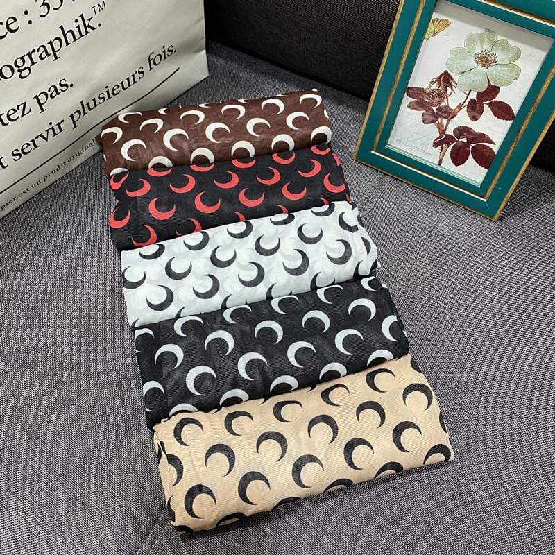 Moon Prints Silk Leggings