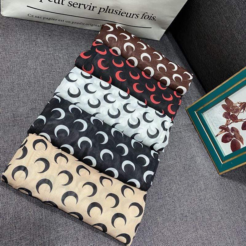 Moon Prints Silk Leggings