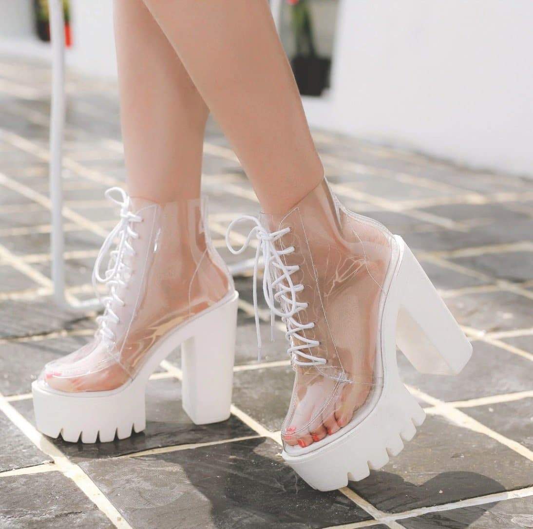 Transparent Gothic Boots