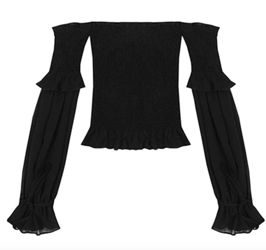 Elvira Off Shoulder Sexy Blouse