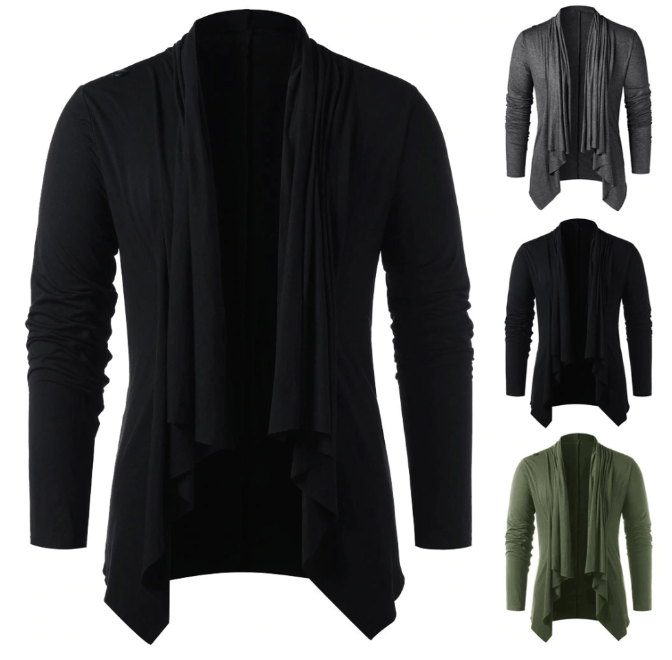 Gothic Long Sleeve Irregular Shirt