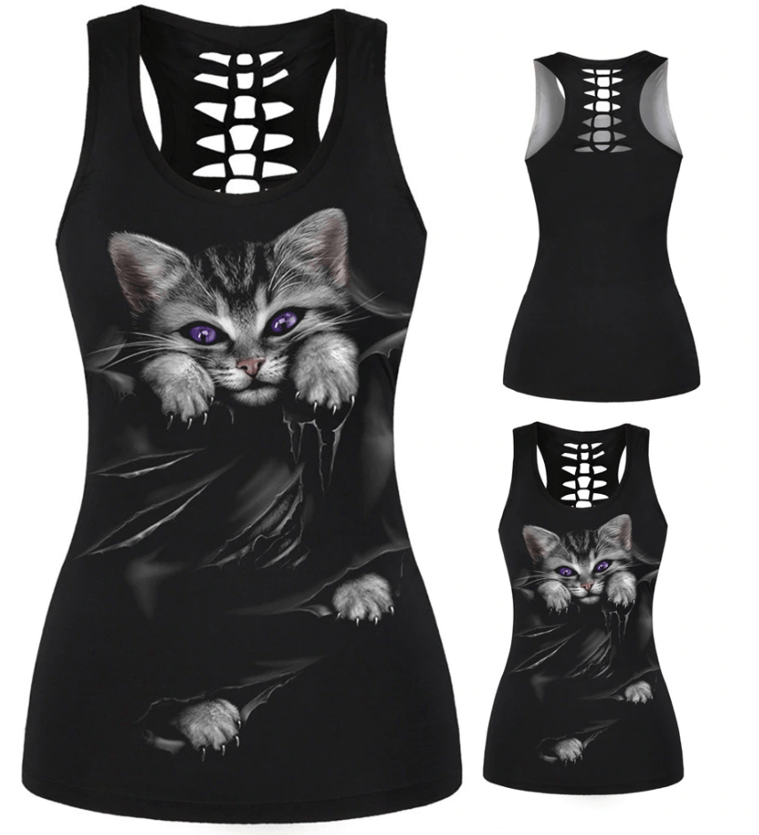 Kitty Addiction Tank Top