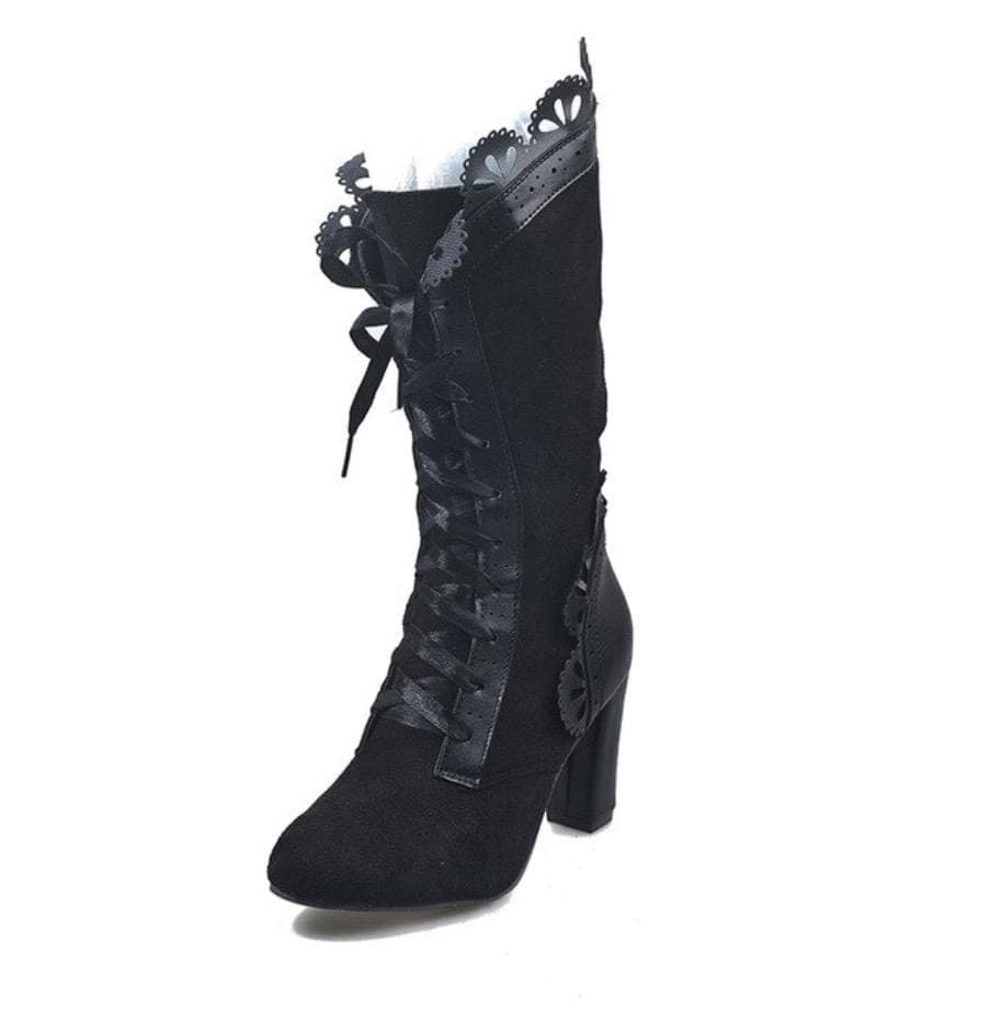 Daisy Suede Leather Boots