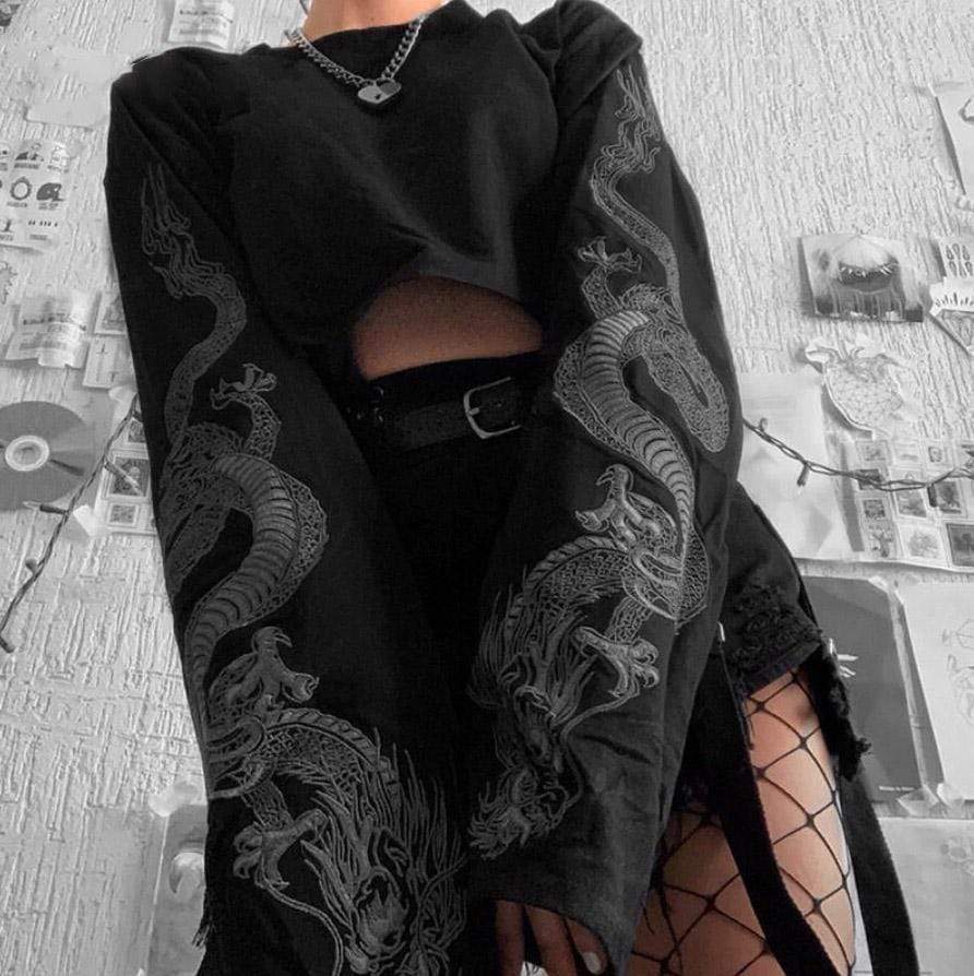 Memento Crop Sweatshirt
