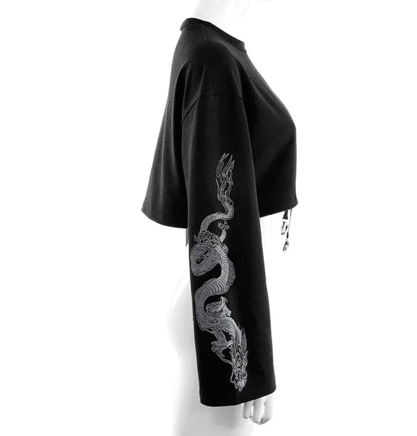 Memento Crop Sweatshirt