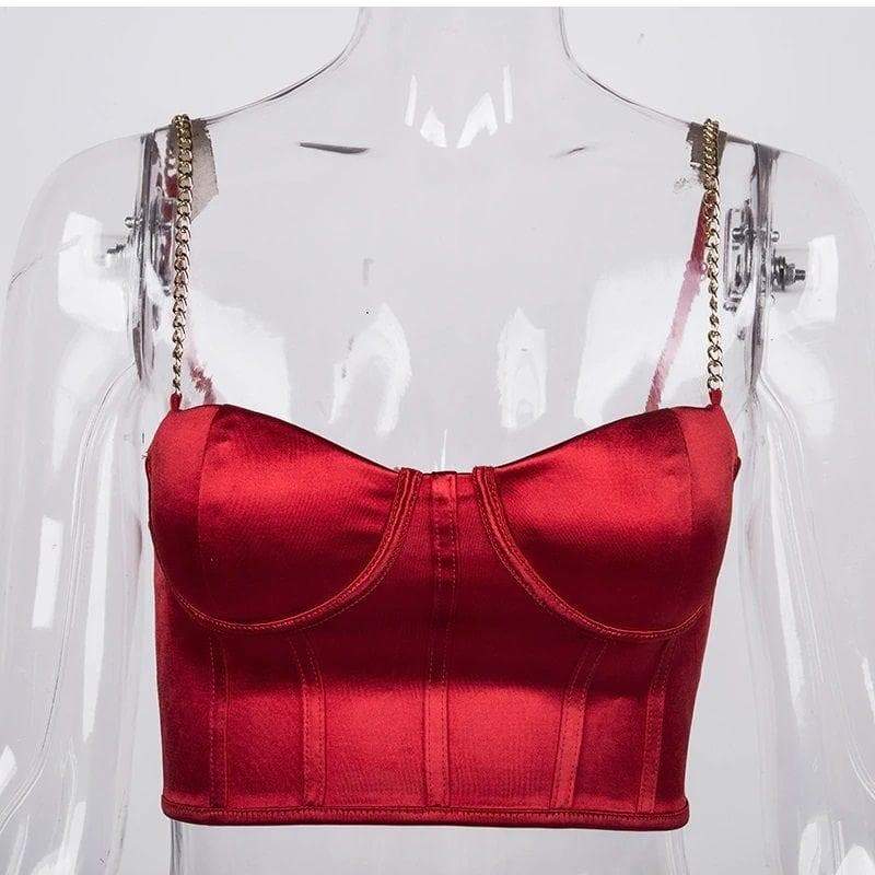 Modern Fantasy Goth Crop Top