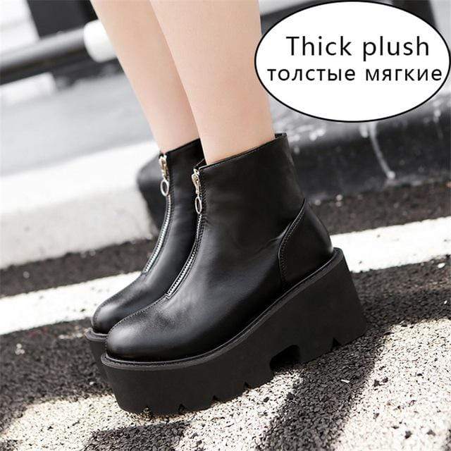 FRANKY PLATFORM BOOTS