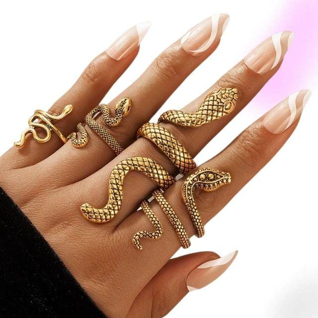 Medusa Vintage Snake Rings