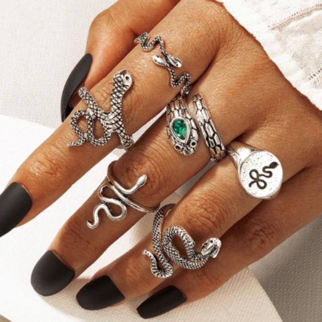 Medusa Vintage Snake Rings