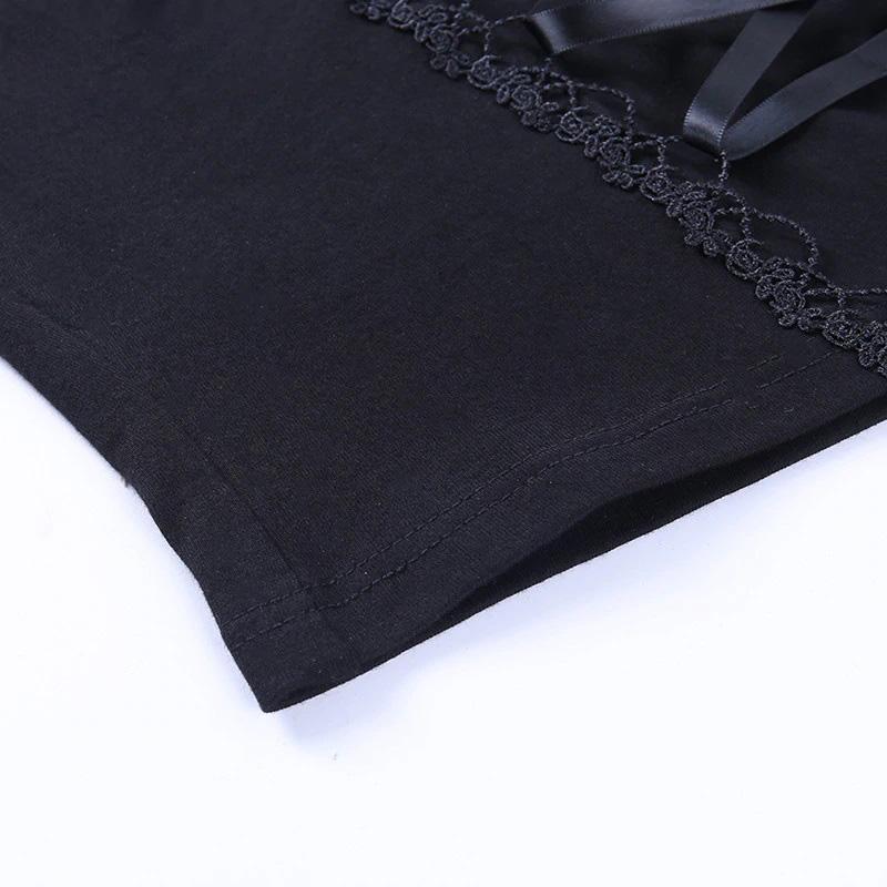 Gothic Lolita Tragic Crop Top