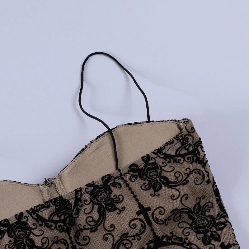 Breathless Vintage Floral Corset Top