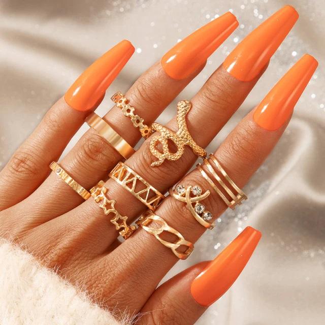 Medusa Vintage Snake Rings