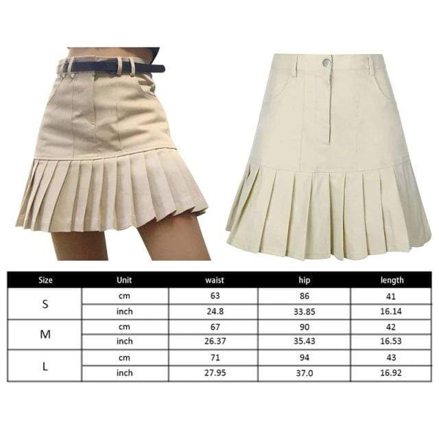 Brooke High Waist Mini Skirts