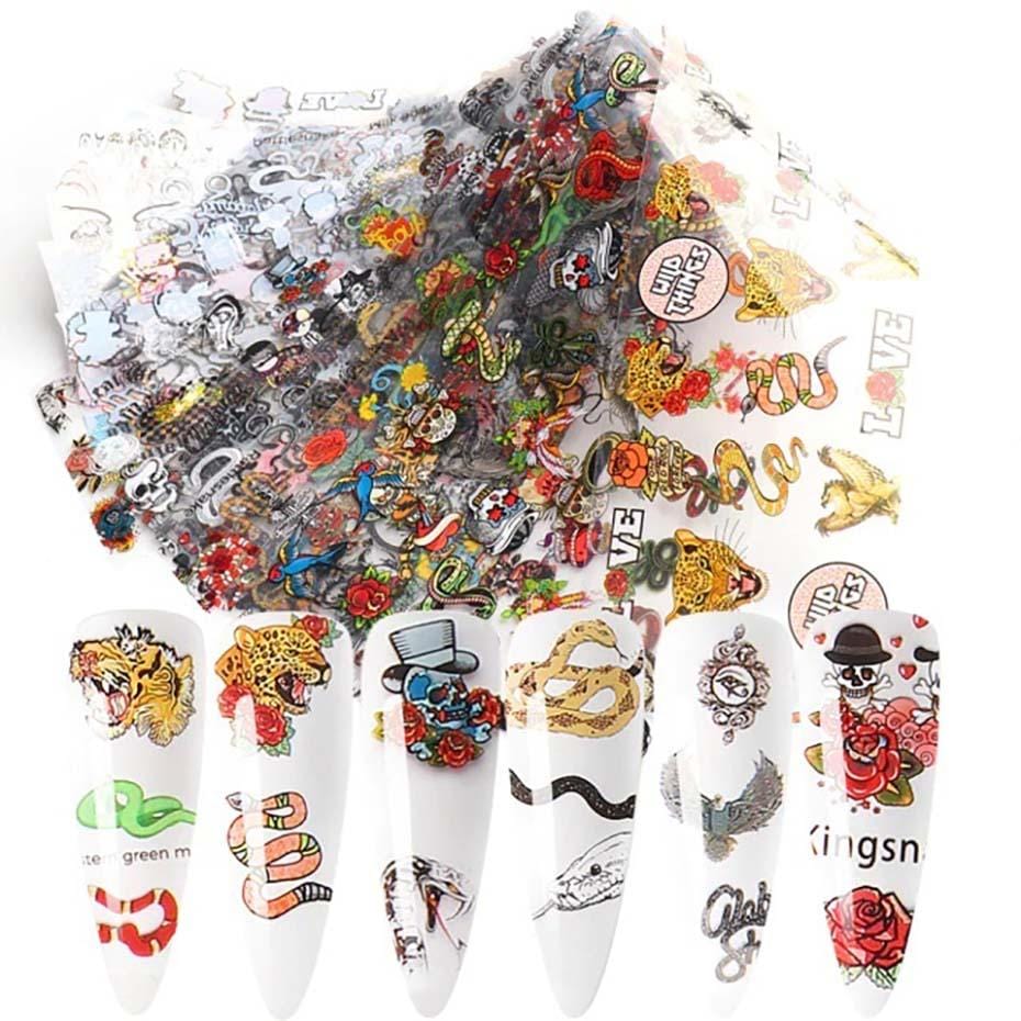 Oh My Skull Nail Art Stickers
