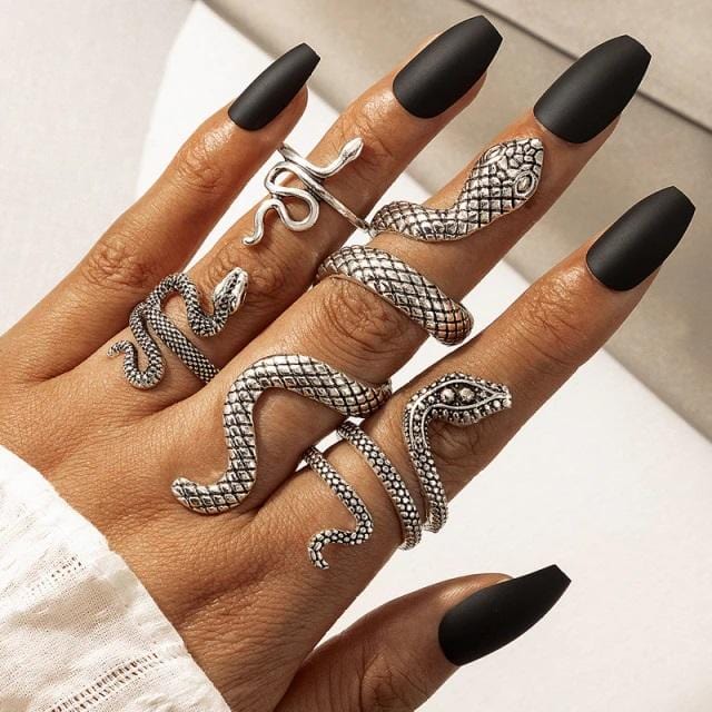 Medusa Vintage Snake Rings