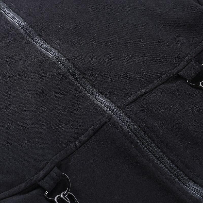 No Mercy Crop Hoodie