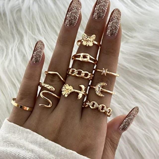 Medusa Vintage Snake Rings