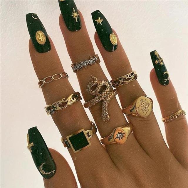 Medusa Vintage Snake Rings